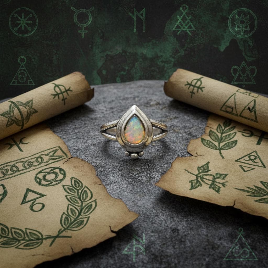 Opal Teardrop Ring - Style 5