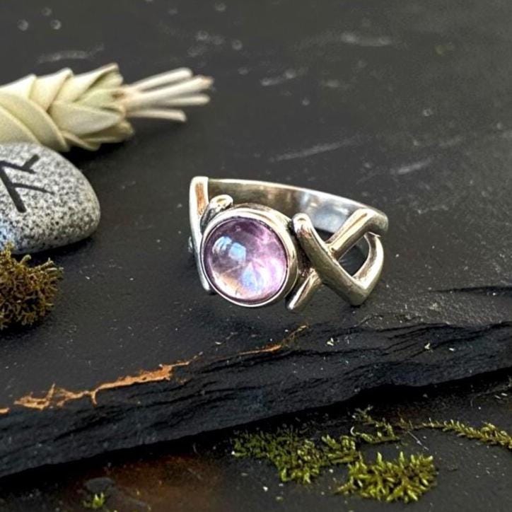 Lavender Amethyst Ring - Style 1