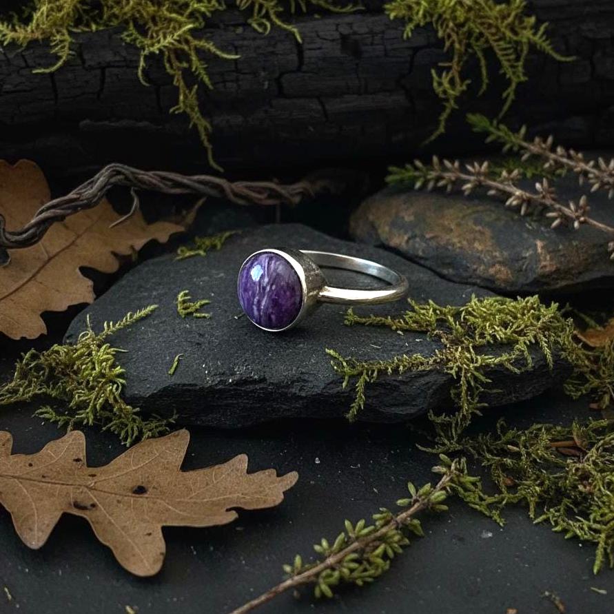 Charoite Ring - Style 4