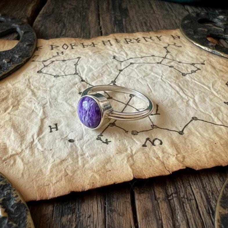 Charoite Ring - Style 2