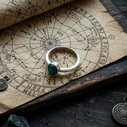 Moss Agate Ring - Style 2