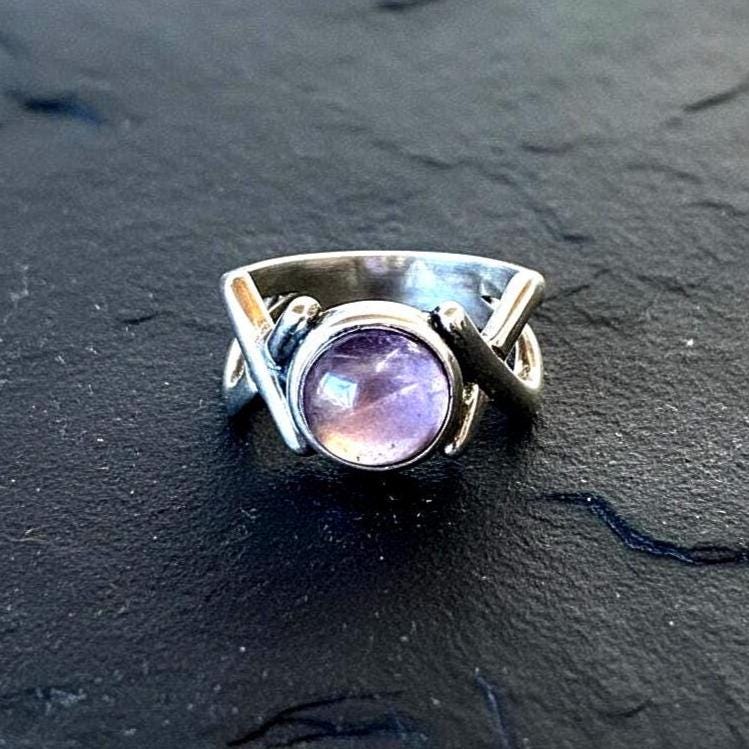 Lavender Amethyst Ring - Clean