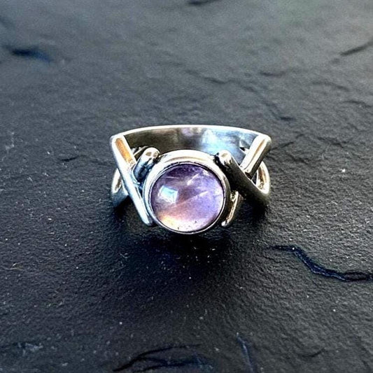Lavender Amethyst Ring - Clean