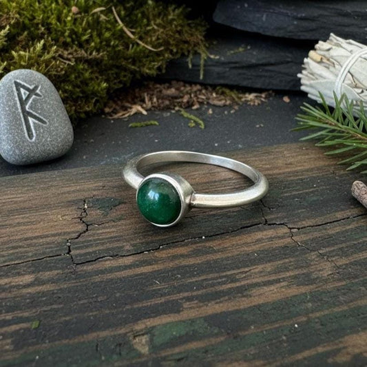 Chrome Diopside Ring - Style 1