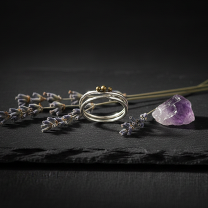 Slate with botanicals