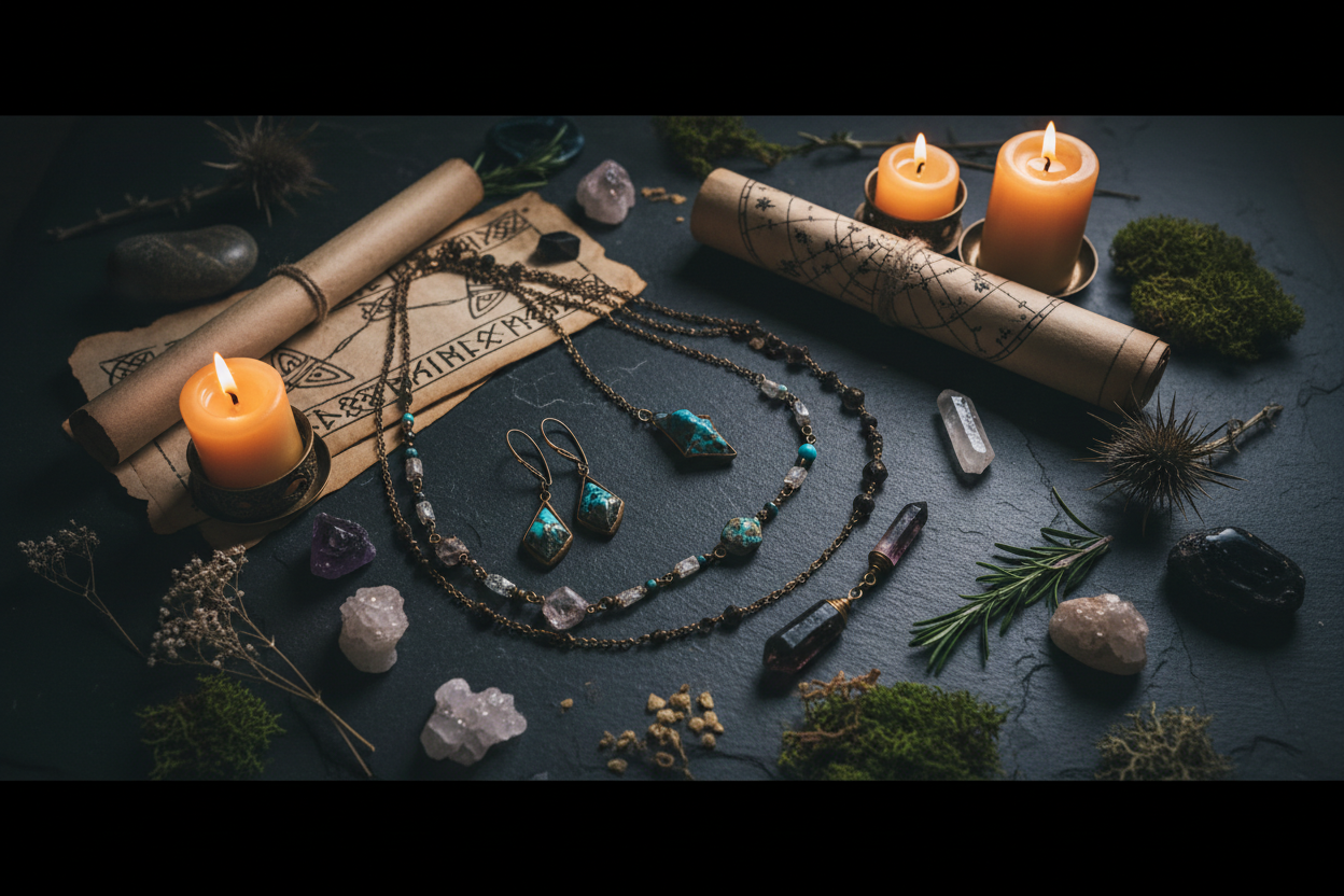 Studio Scoria Hero - Layered jewelry close-up